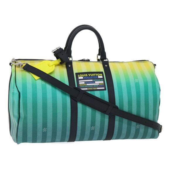 LOUIS VUITTON Damier Stripe Gradation Keepall Bandouliere 50 M59912 - Picture 1 of 16